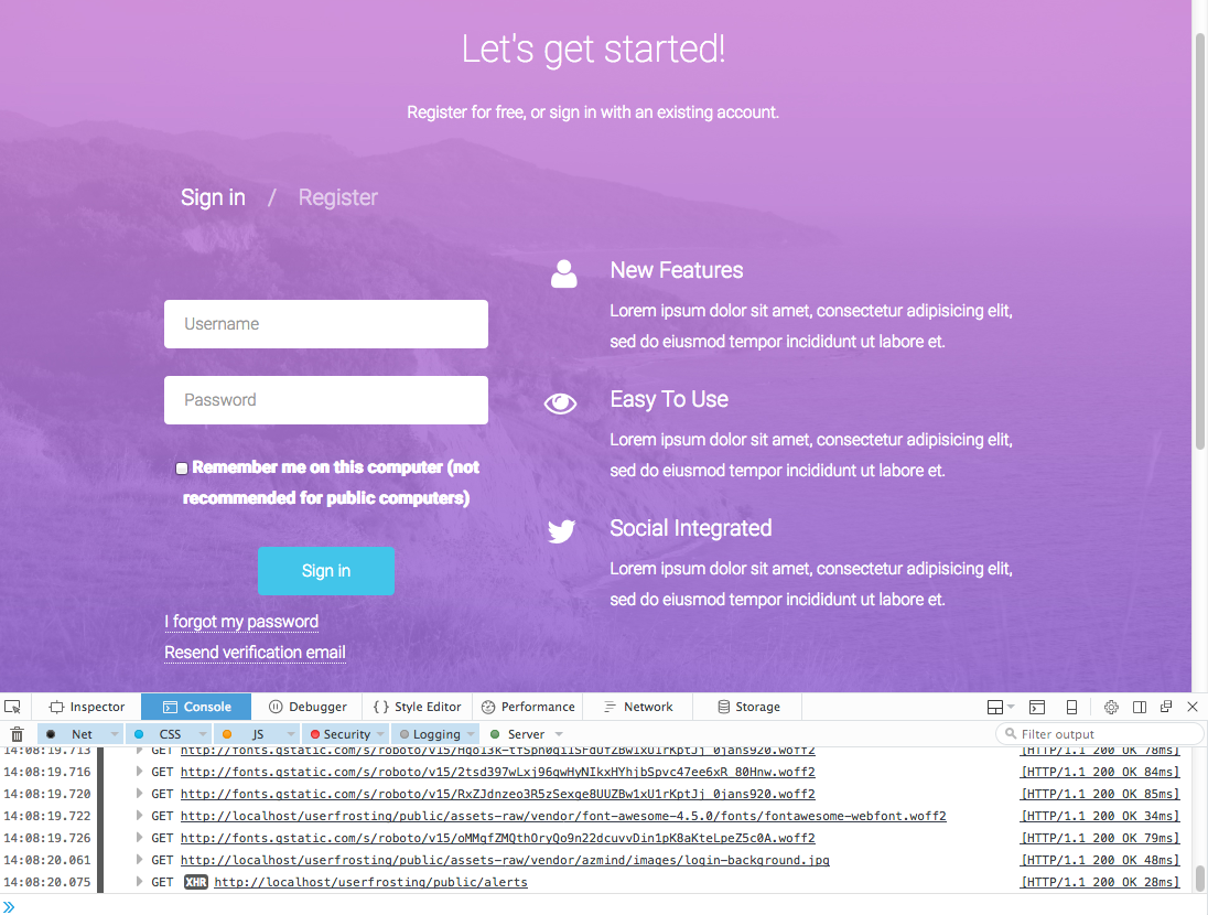 Firefox developer tools