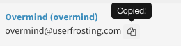 ufCopy widget.