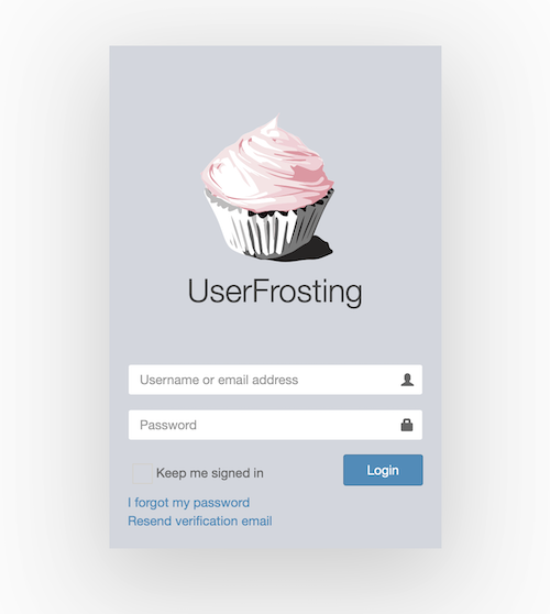 Custom login style